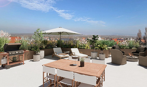 Malschenberg / Penthouse with a spacious (rooftop) terrace and panoramic views.
