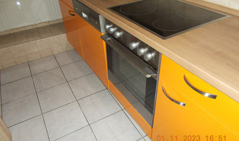 Three-room apartment with fitted kitchen for rent in Altdöbern.