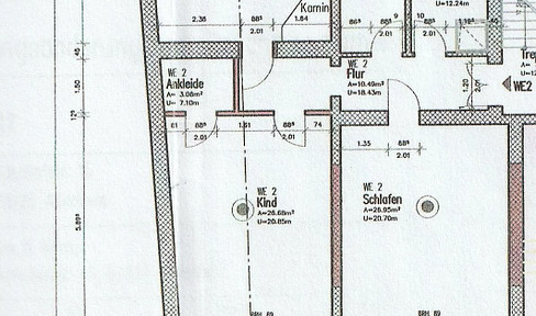 vermiete große 2 Zi Wohnung EG