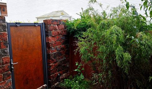 Apartment spanning two levels.