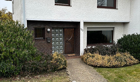 Semi-detached house built using a modular construction method.