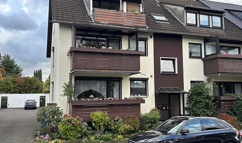 Bright, well-designed 3.5-room maisonette apartment with a balcony and garden.