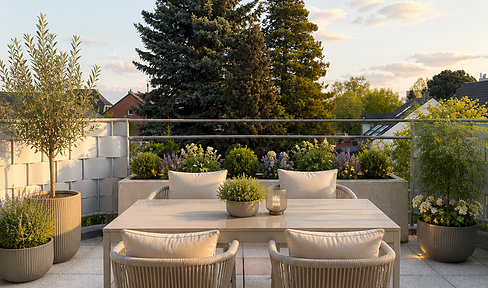 Wohnung mit großer Dachterrasse - Hücheln - 10 Minuten bis Köln