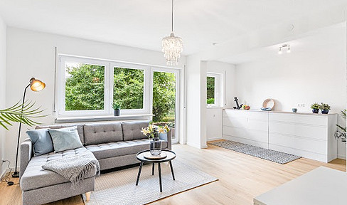 Helle 3-Zimmer-Wohnung mit Terrasse ins Grüne – frisch renoviert