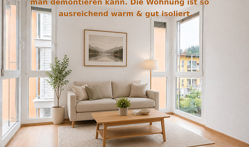 3-room apartment, district heating, energy efficiency class C, available immediately.