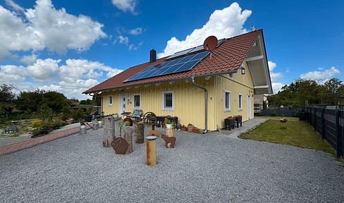 Detached house with modern amenities, Scandinavian style.
