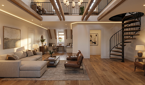 Seltene Gelegenheit mit Gestaltungsfreiheit - Penthouse-Maisonette im Univiertel auf 168㎡