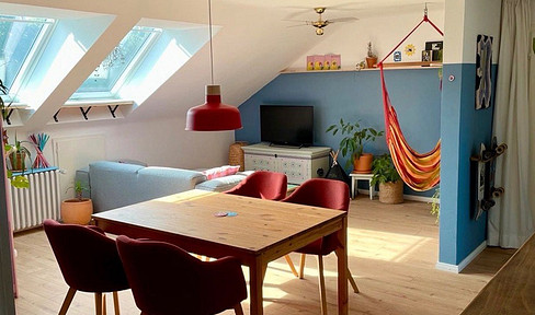 Bright attic apartment for sale, located near the castle - offered privately.