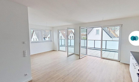 Großzügige 3-Zimmer-Wohnung mit Dachterrasse und Gäste-WC