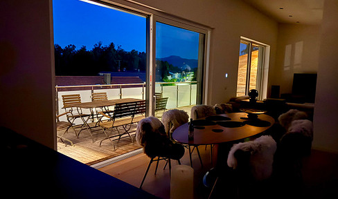 Penthouse mit Bergblick in Kolbermoor