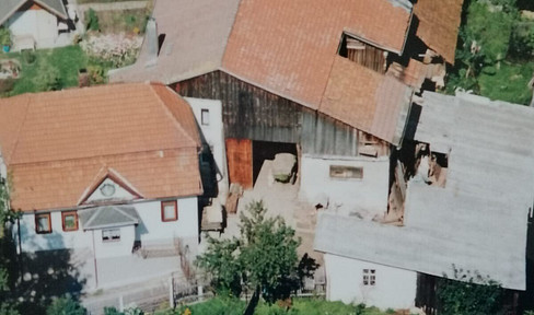 Schleusingen-suburb, detached house with barn.