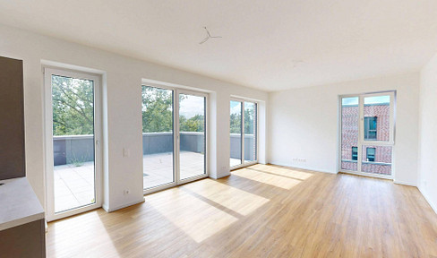 Dream home in Rissen: Exclusive 4-room penthouse with a private elevator and a spacious rooftop terrace.