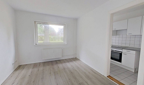 Bright 2-room apartment with fitted kitchen in the northwest of Rendsburg.