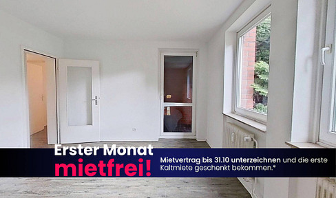 The leaves are falling, and so can your rent! - 1 MONTH'S RENT FREE AS A MOVING GIFT: Charming 2-room apartment with fitted kitchen and balcony.
