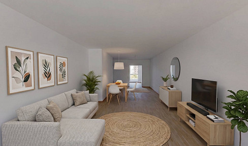 Modernes Wohnen in Kronsrode: 3-Zimmer-Terrassenwohnung mit EINBAUKÜCHE