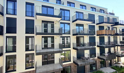 Großzügiges 1-Zimmer-Single-Apartment mit EBK und BALKON im Neubauquartier "Großherzog Friedrich Höfe"