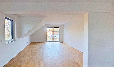 **Exclusive, Brand New Apartment** Modern 3-room ground-floor apartment with a balcony, located in a green area.