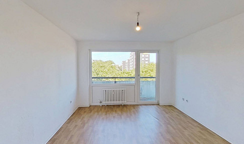 Große 3-Zimmer-Wohnung mit BALKON und EINBAUKÜCHE