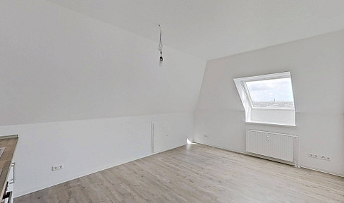 Modern single-person apartment with fitted kitchen in the north of Flensburg.