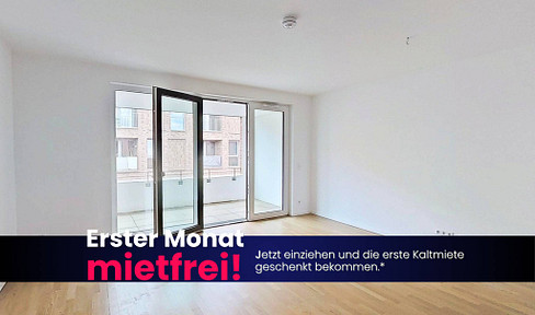Perfect for couples: Modern 2-room apartment with a balcony, fitted kitchen, and more, located in Hanover.