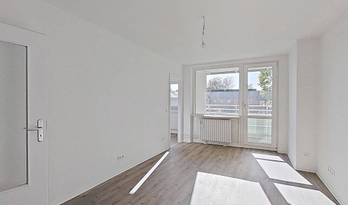 Ein warmes Zuhause beginnt mit einer kühlen Ersparnis: Moderne 1-Zimmer-Wohnung mit EBK und großem BALKON
