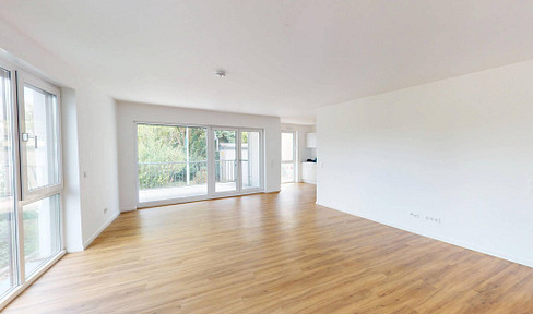 Lichtdurchflutete 3-Zimmer-Wohnung mit EINBAUKÜCHE, BALKON und 2 Bädern