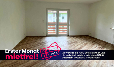 MOVE IN AND SAVE: Spacious 3-room apartment with a large BALCONY and fitted kitchen in Lechbruck am See, a state-recognized nature and recreation area.