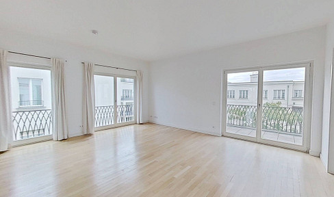 Exklusiver 2-Zimmer-Neubau mit 2 BALKONEN, EBK, Concierge-Service uvm. in den begehrten Heinrich-Heine-Gärten