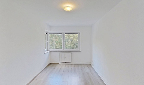 GIRLS ONLY: Brightly lit shared room for female students and apprentices.