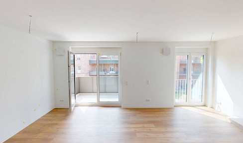 Moderne 2-Zimmer-Wohnung mit EBK und BALKON im Neubauquartier FIELD 4