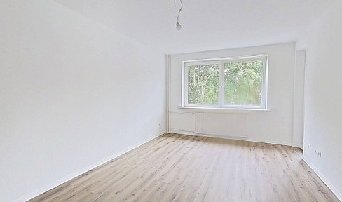 Modern 2-room apartment with a balcony and a well-designed layout.