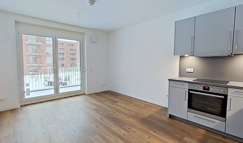 +++Schicke 2-Zimmer-Neubauwohnung mit Balkon im Neubauquartier 'Field 4'+++