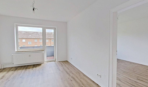 Heimkommen zur kalten Jahreszeit - und dabei gleichzeitig sparen: Helle 2-Zimmer-Wohnung mit Balkon & Tageslichtbad