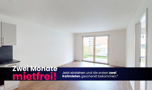 2-Zi.-Neubauwhg. mit TERRASSE und EBK in fußläufiger Nähe zum Kurpark