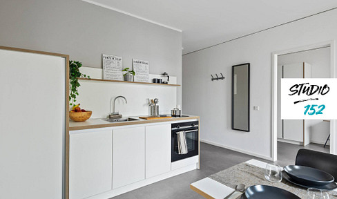Students only: Room in a shared apartment (2 people) with a fully equipped kitchen, all-inclusive rent, and more, available at STUDIO 152 in the Rheingauviertel district of Wiesbaden.