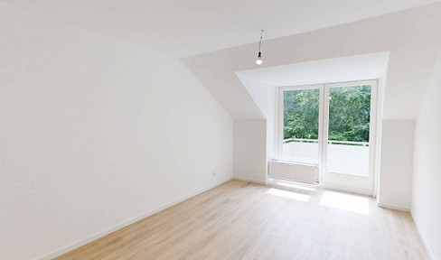 Enjoy living with double the outdoor space – a modern 3-room apartment with two balconies.