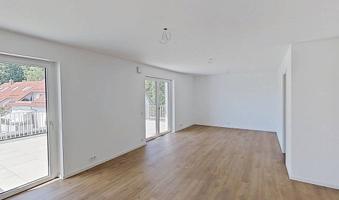 Penthouse-Feeling: Großzügige 2-Zimmer-Wohnung mit Sonnen-Terrasse