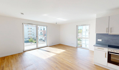 Moderne 3-Zi.-Neubauwhg. mit EBK und sonnigem BALKON