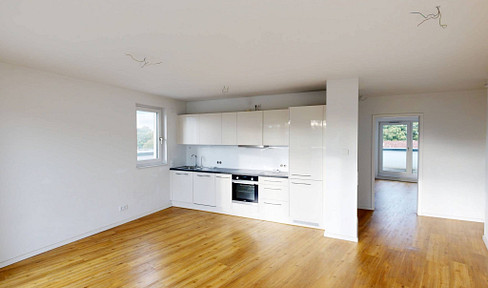 NEUBAUTRAUM: Exklusive 3-Zimmer-Wohnung mit EBK und großer Dachterrasse in Langenhorn
