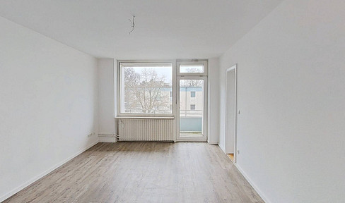 Perfekt für ein Paar: 3-Zimmer-Wohnung mit BALKON und EINBAUKÜCHE