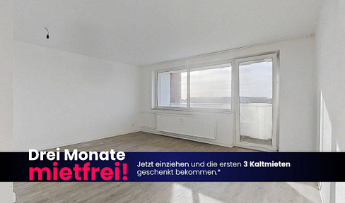 Hoch hinaus: Moderne 3-Zi.-Whg. mit BALKON und tollem Ausblick