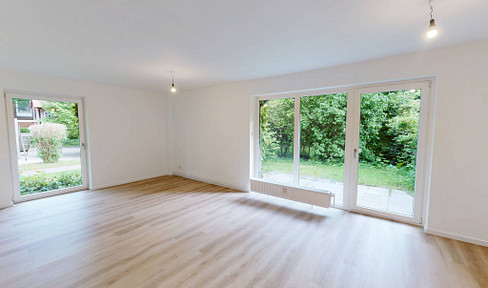 Einziehen und Wohlfühlen: Sanierte 4-Zimmer-Wohnung mit TERRASSE in ruhiger Lage