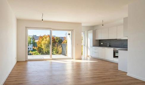 **BERGQUARTIER: Hochmoderne 3-Zimmer-Wohnung mit Balkon und EBK**