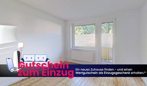 Bright 2-room apartment with balcony and fitted kitchen - Move in and receive a voucher.