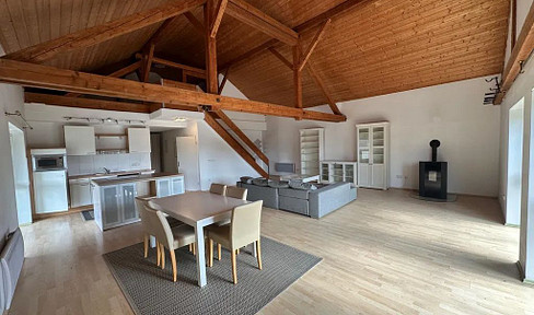 Attic apartment.