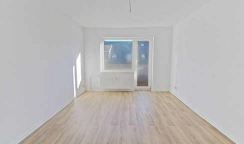Bright, 3-room apartment with a balcony, located in the northern part of Rendsburg.