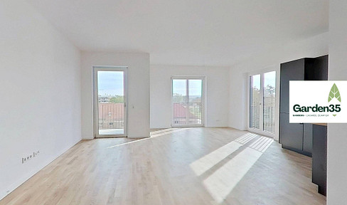 YOUR GARDEN EDEN: Modern 3-room new construction apartment with a balcony/terrace and fitted kitchen in the Lagarde Campus.