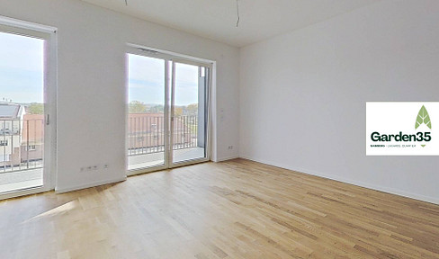 Moderne, barrierefreie 2-Zimmer-Neubauwohnung mit LOGGIA und EBK im zukunftsweisenden Lagarde-Campus