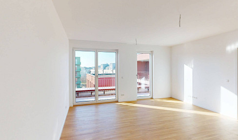 Wunderschöne 3-Zimmer-Wohnung mit offenem Küchenbereich im Neubauquartier "Ferdinands Garden"