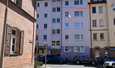 3-room apartment with a south/east-facing balcony, located on the 4th floor without an elevator.